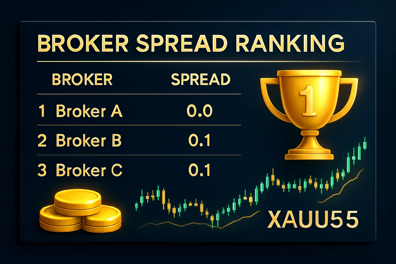 أفضل وسطاء الفوركس لتداول الذهب: مقارنة أضيق الفروق