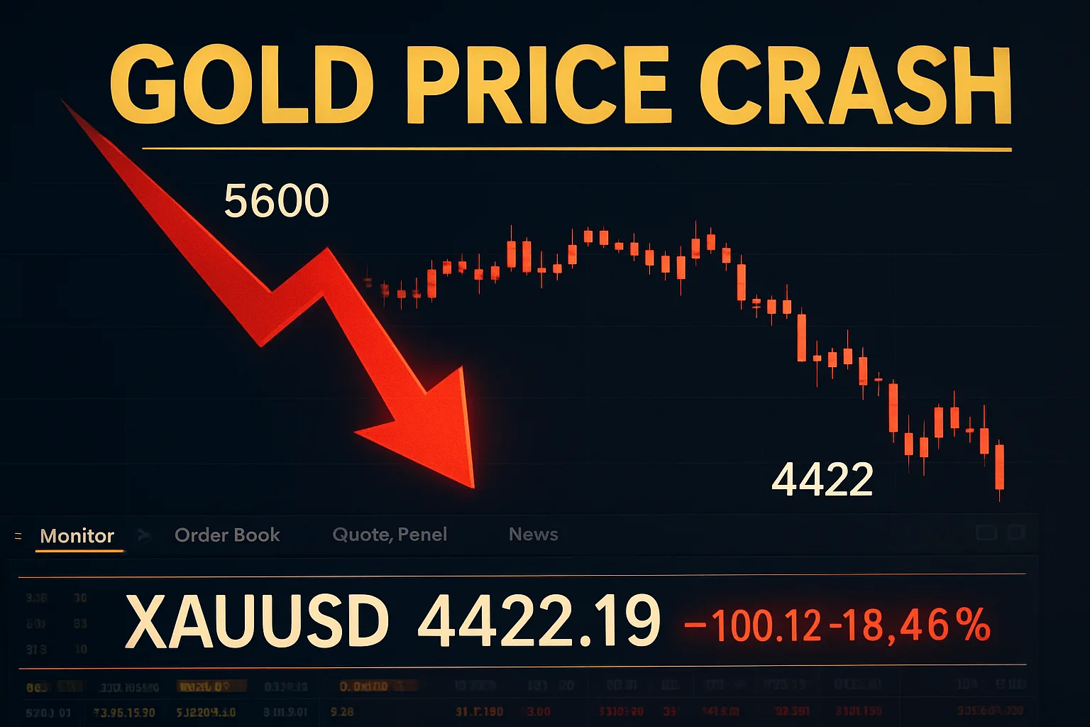 انهيار الذهب 17%: أفضل وسطاء تداول الذهب في منطقة الشرق الأوسط