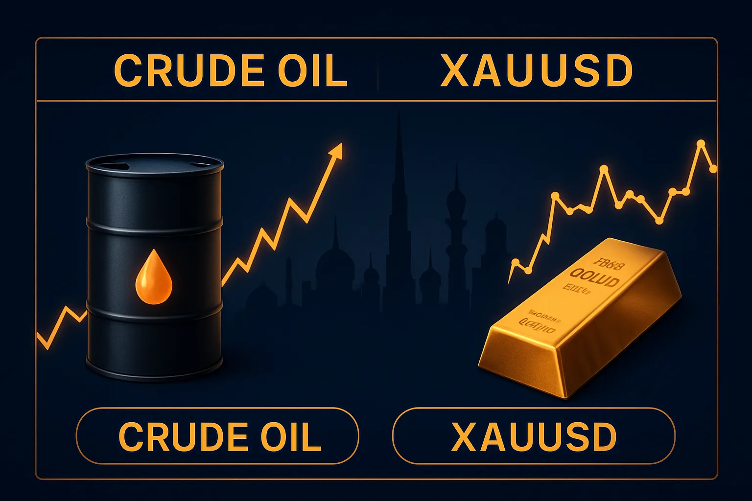 كيف تتداول الذهب خلال صدمة أسعار النفط؟